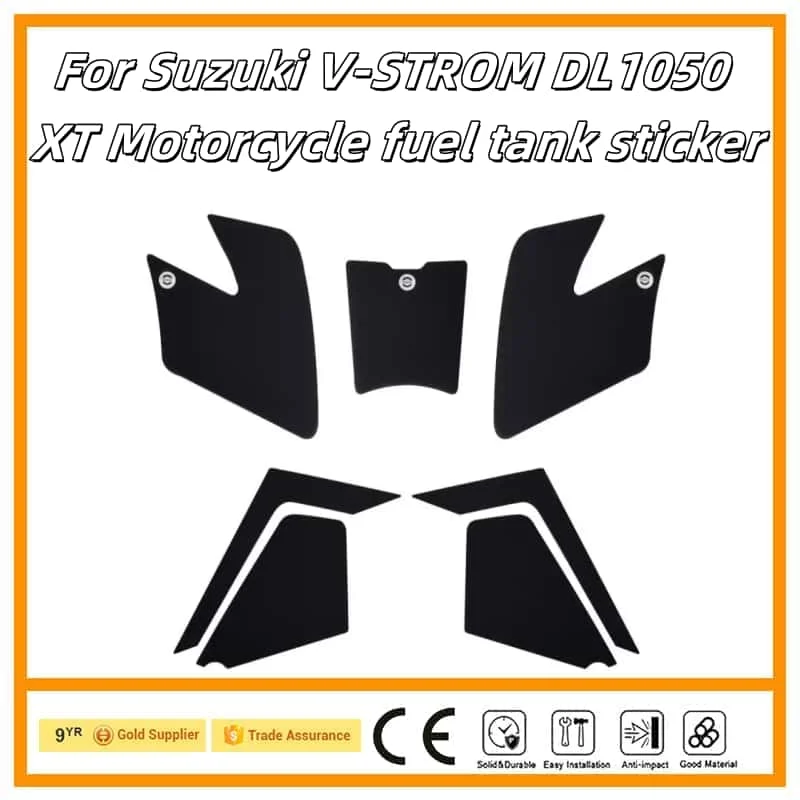 

Motorcycle Sticker Tank Non Slip Tank Traction Side Pad Protective Decal For Suzuki V-STROM DL 1050XT 2020-2024