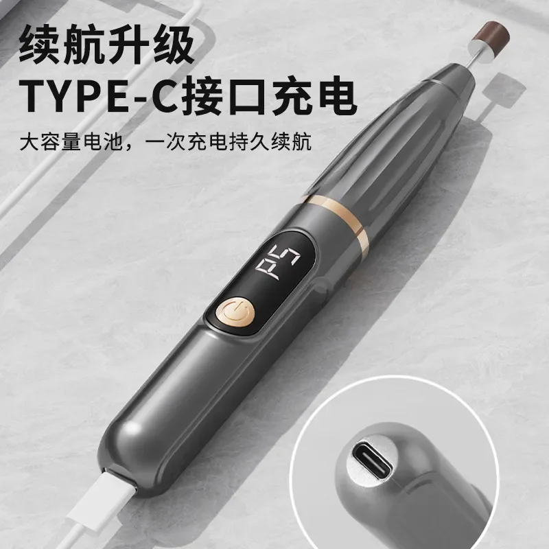 Electric Grinder Small Tool Nail Remover Grinder Portable LCD Electric Nail Clipper Grinder