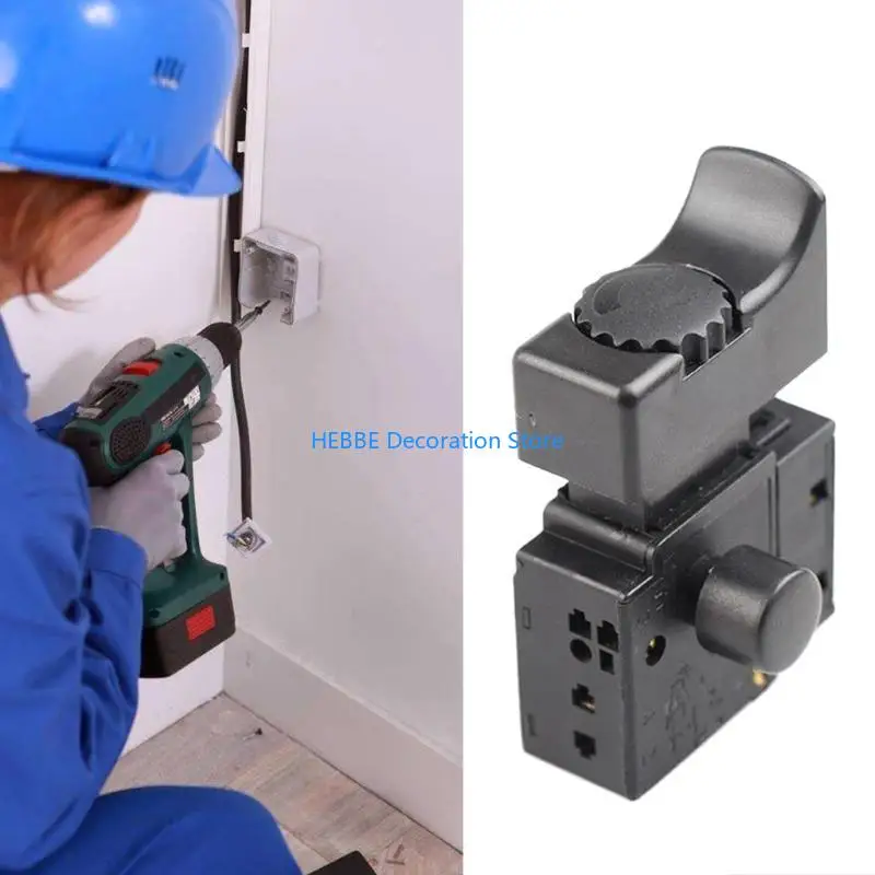 B0KC Speed Regulating Switch FA2-6/1BEK Lock on Power Tool Electric Drill Speed