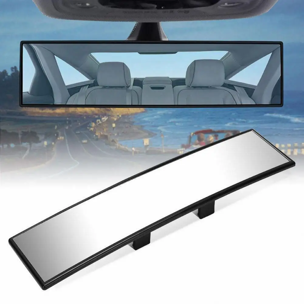 Excellent 300mm Interior Rear View Mirror Black Rearview Mirror 300mm Durable Car Interior Mirror for Car