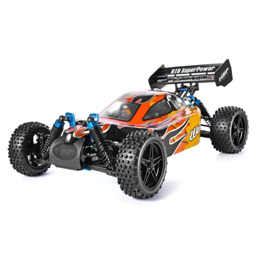 HSP 94106 RC Car 1/10 4wd RC Toys Two Speed Off Road Buggy Gas Power Warhead High Speed Hobby Remote Control Car