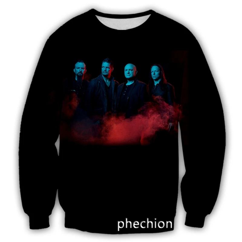 

phechion New Men/Women 3D Disturbed Rock Band Casual Sweatshirt Fashion Streetwear Men Loose Sporting Sweatshirt D37