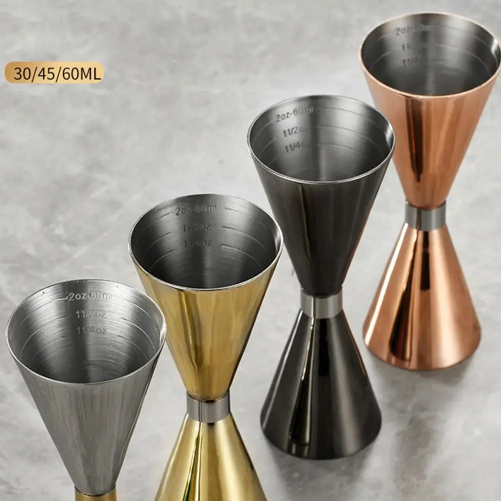 Stainless Steel Cocktail Bar Jigger Japanese Measuring Cup Double Shot Drink Spirit Measure Jigger Kitchen Party Bar Accessories