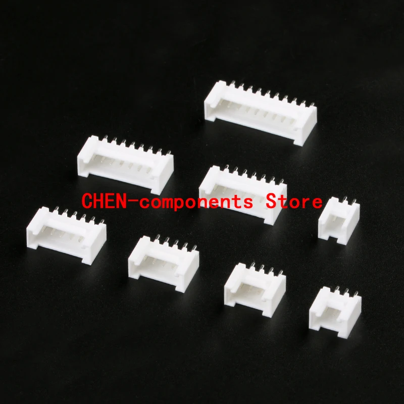 20PCS HY2.0MM Straight Needle Connector Socket HY 2.0MM Socket With Lock 2P/3P/4P/5P/6P/7P/8P/10P With Lock Straight Needle