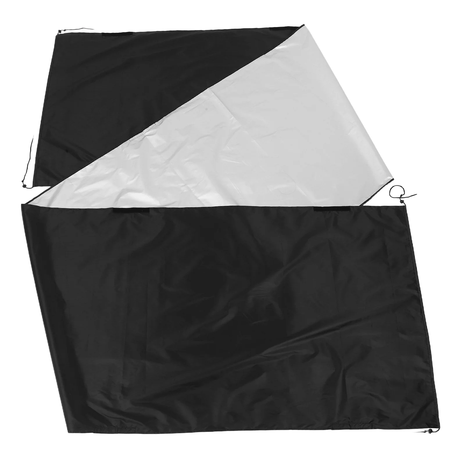 غطاء حمام السباحة أسود شديد التحمل مقاوم للماء ومتين وغطاء بطانية شمسية لحمام السباحة الداخلي #1