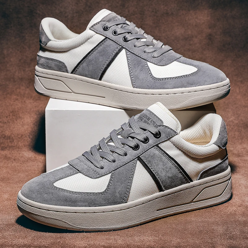 

2025New Comfortable Casual First Layer Pig Fashion Trend Shoes High-Quality Men's Casual Shoes