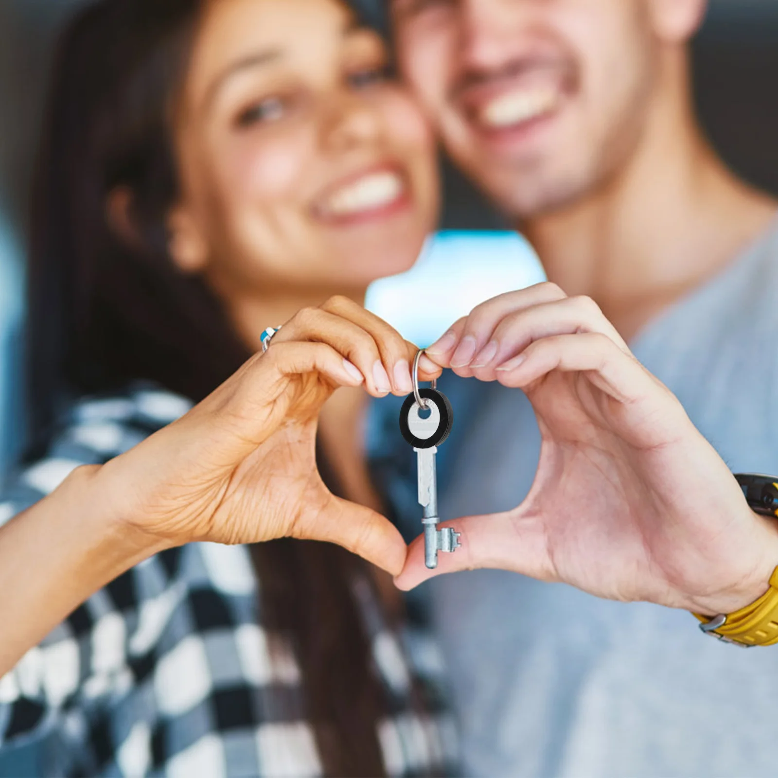 

100Pcs Silicone Key Caps Colorful Key Covers Flexible Universal Fit Easy Identification Portable House Office Travel Use