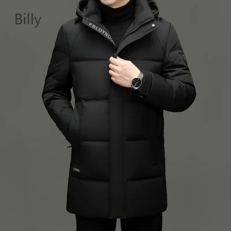 Milk Silk Men's Lightweight Down Jacket Duck Padding Designer Clothes Casual 2025 Winter for Male Coat