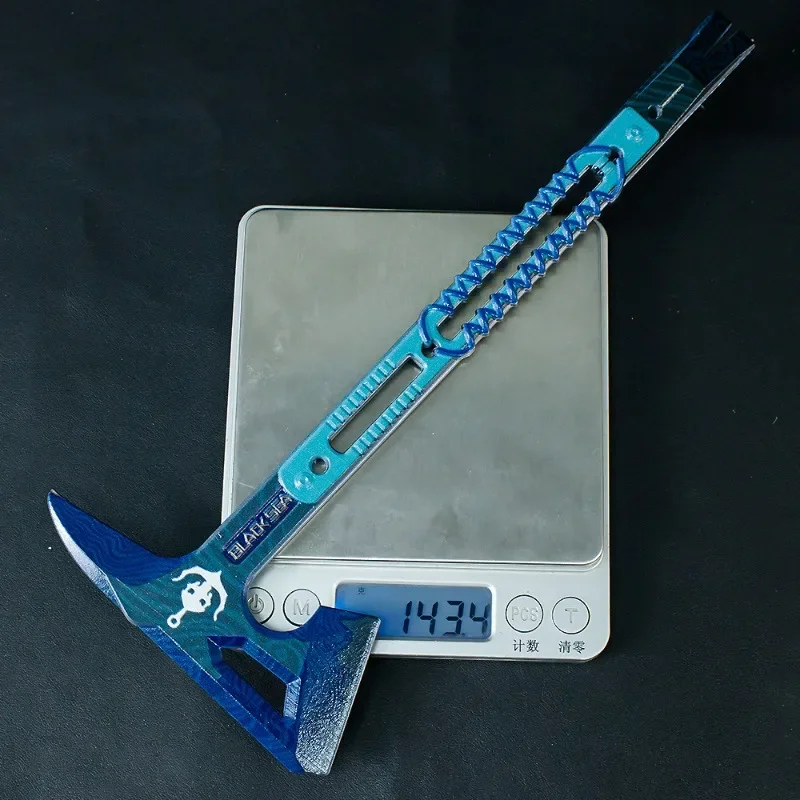 24cm Action Delta Black Sea Battle Axe Broń wokół gry nie jest uszkodzona Metale stopowe COS Rekwizyty Prezent urodzinowy Miecz Zabawka
