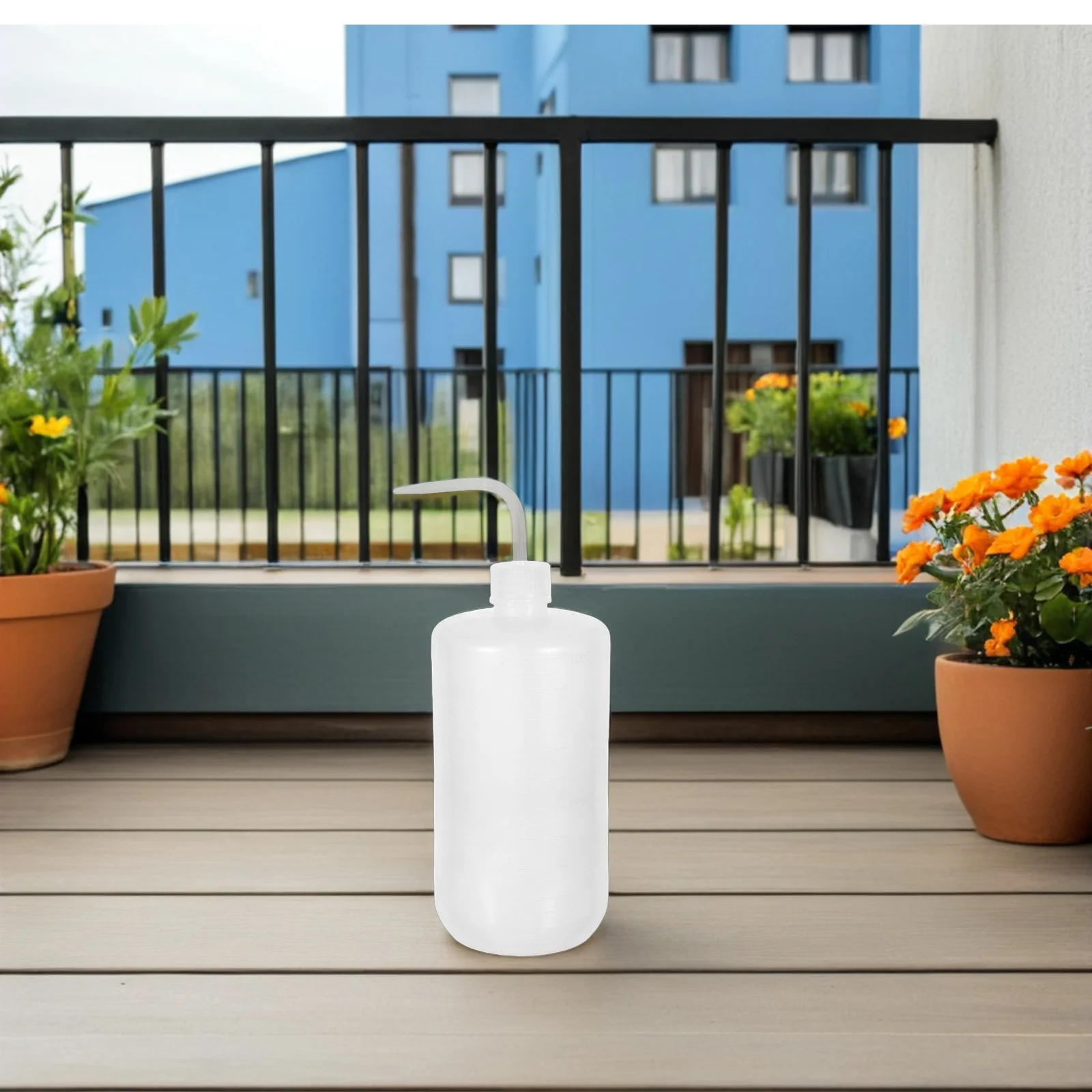 

Plastic Watering Can 1000Ml Portable Indoor Plant Waterer With Precision Curved Spout For Bonsai Succulents Flower Care Garden