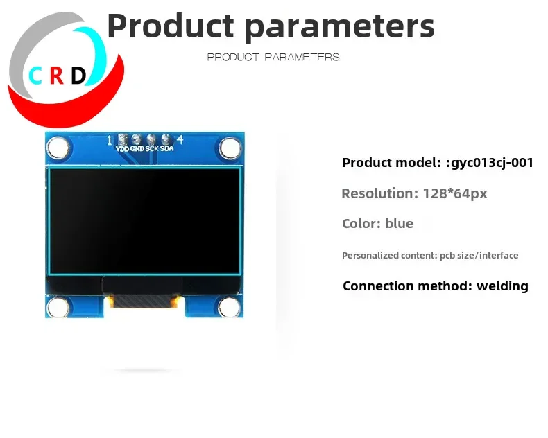 Chanruida 1.3 polegadas OLED LCD 128x64/SH1106 tela pequena módulo de 4 pinos IIC luz azul branca display lcd display oled stm32 tft