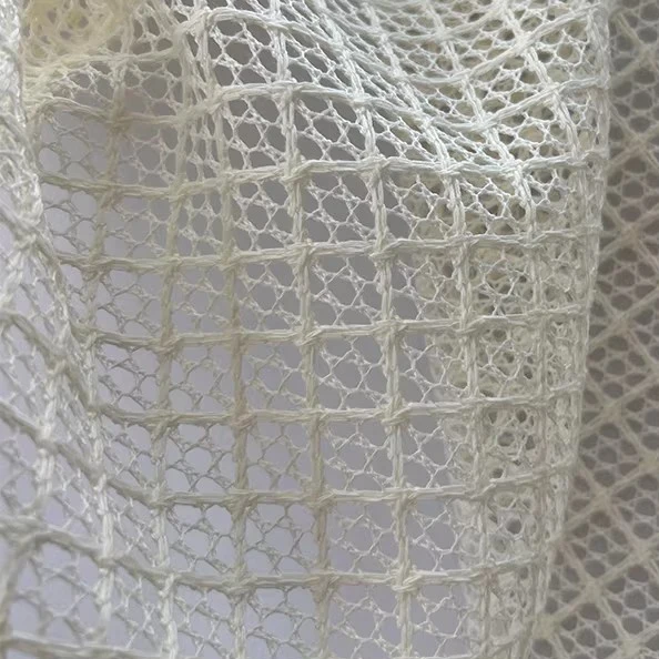 

1yard Three dimensional woven diamond grid mesh fabrics for clothing Perspective Mesh Wedding Dress Design Accessories fabric