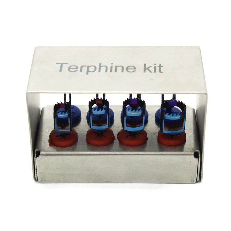 8pcs/set Dental Terphine Drills kit Trephine Burs with Holder Dentist Surgical Implant Instruments Tools