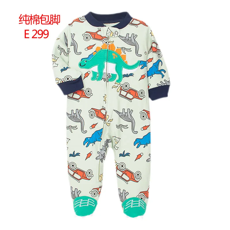 2023 Baby Clothing Pajamas Cotton Jumpsuit Long Sleeve Korean Zipper Coveralls Christmas Oufit Toddler Boys Clothes Ropa De Bebe