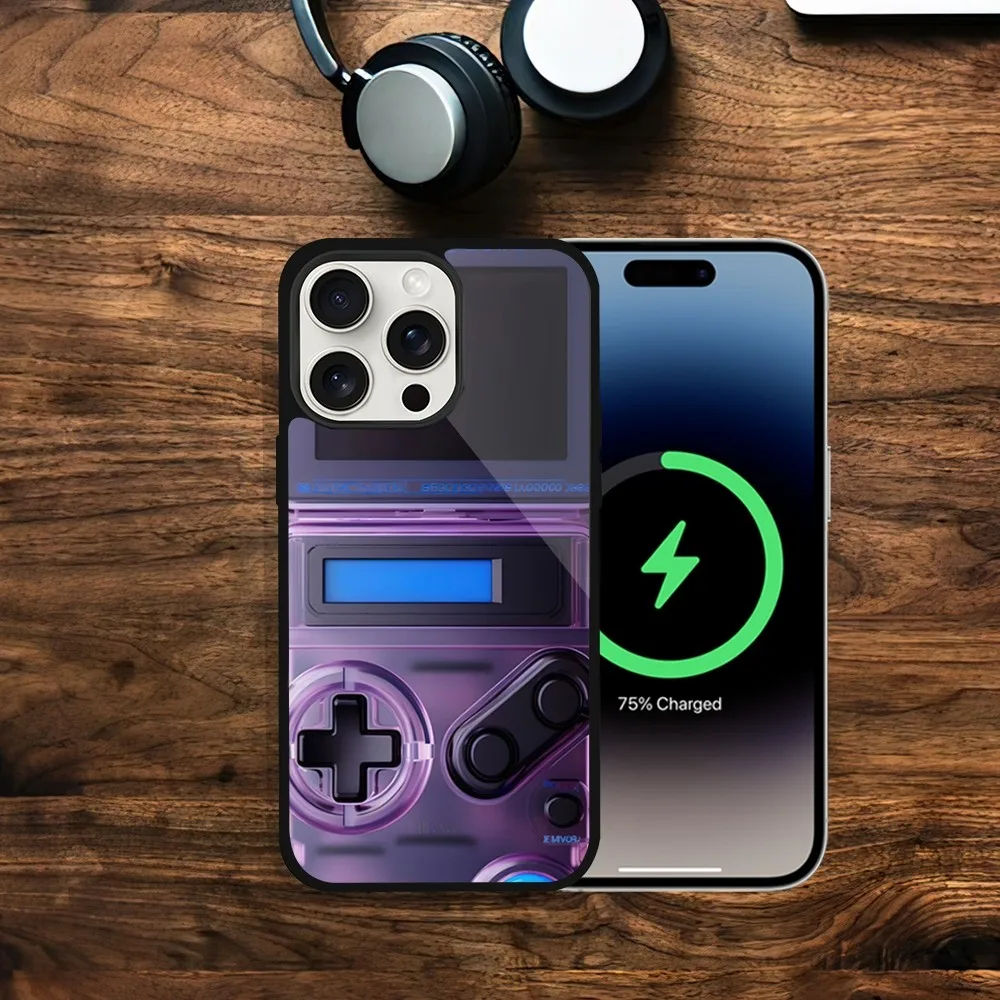 Gameboy Boy Game Phone Case For iPhone 11 13 12 14 15 Plus Max Pro Magsafe Magnetic Wireless Charging shell