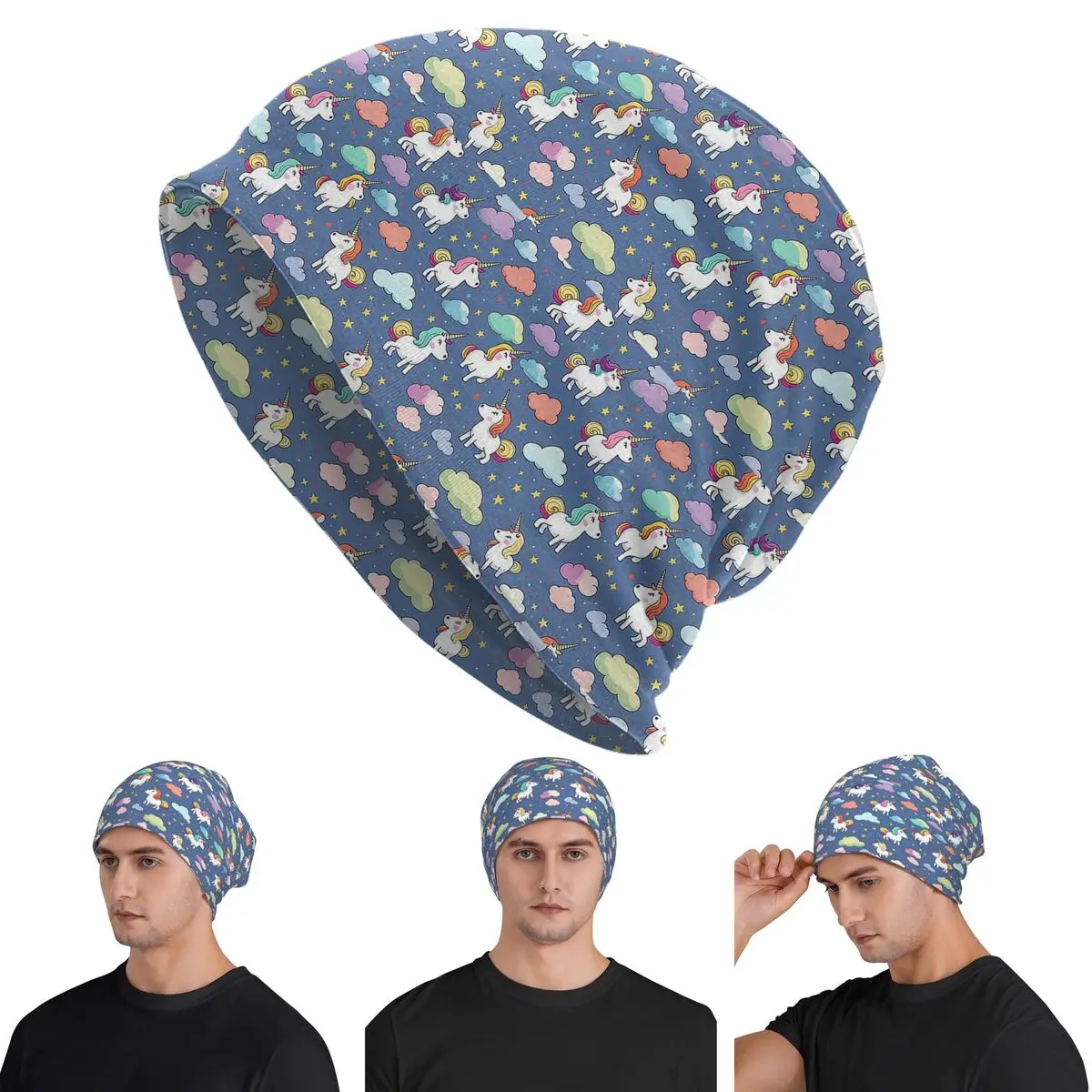 

Химерный детский декор с единорогом, шапочки с черепами, шапки, теплая осенне-зимняя уличная шапка, вязаные шапки для взрослых унисекс