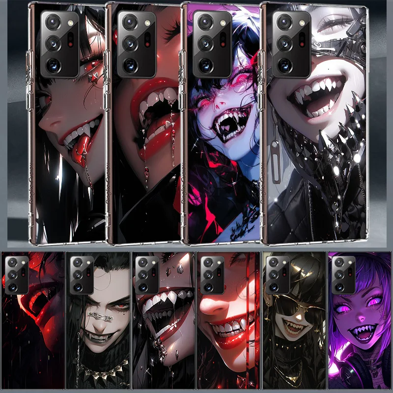 The Fantasy of a Female Vampire Coque For Samsung S25 S24 FE A55 A35 A25 A15 A05S Phone Galaxy Note 20 Ultra 10 Lite 9 8 M52 M51