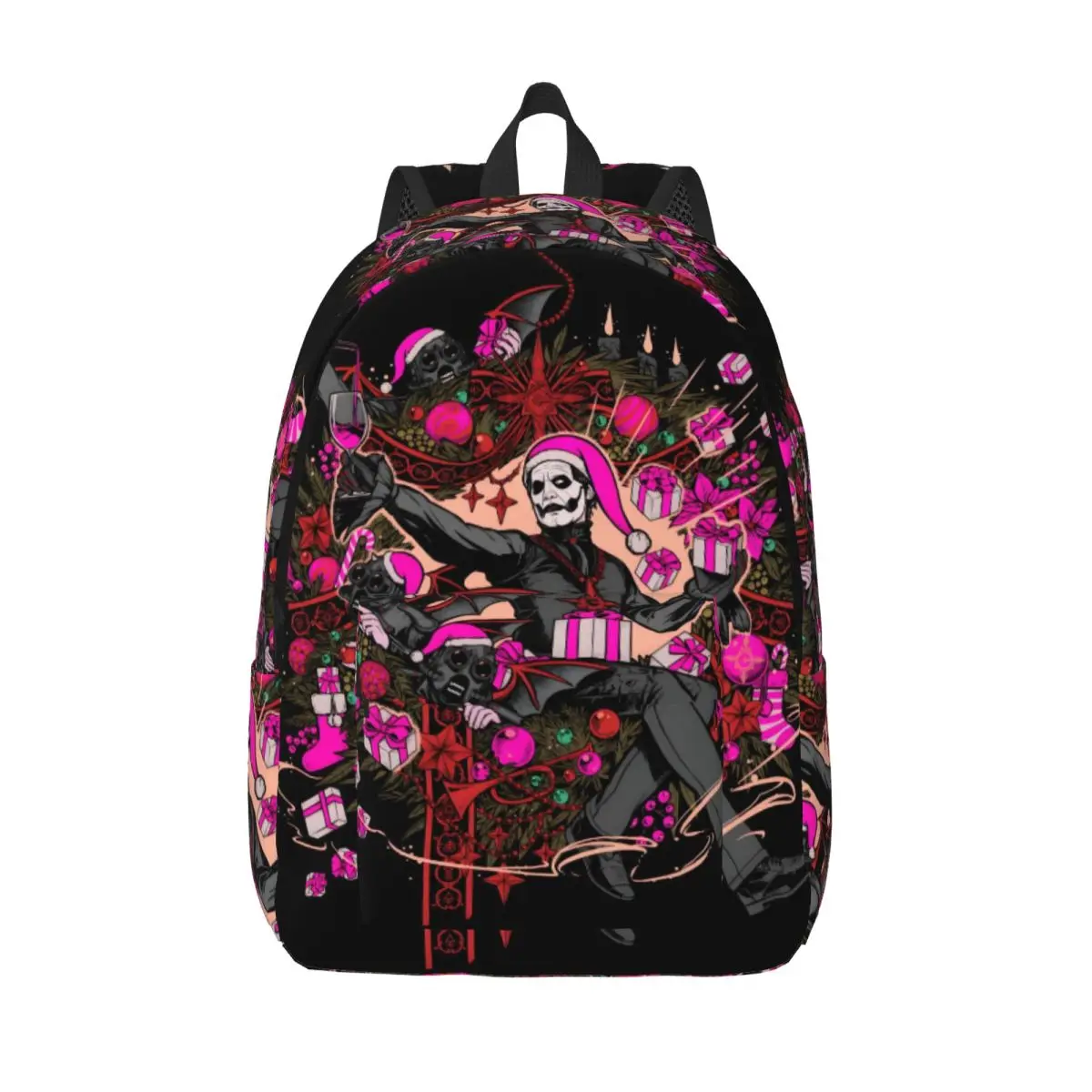 

Custom Vintage G-Ghosts Rock Brand Gift Canvas Backpacks Men Women Casual Bookbag for School College Heavy Metal Bags