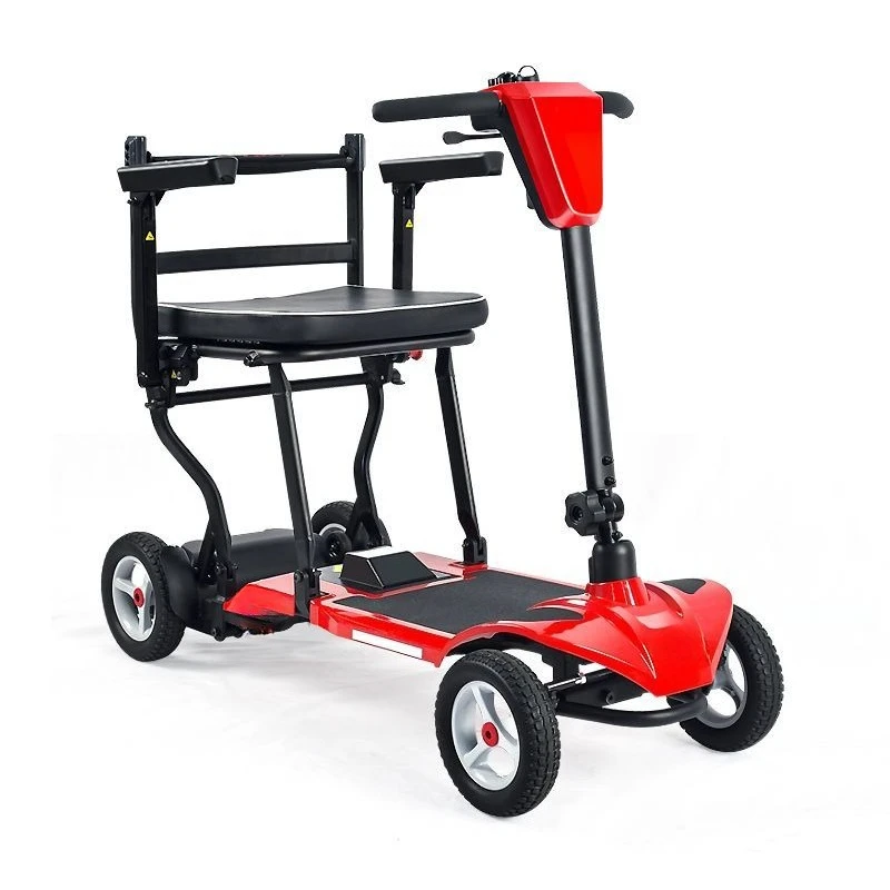 

Portable walker four wheels the elderly scooter foldable light