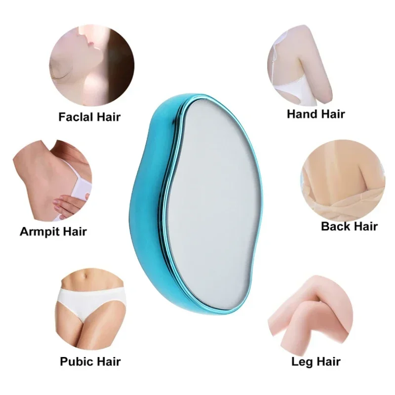 New Physical Exfoliation Hair Removal Eraser Nano Epilator Painless Epilator Stone Cleaning Reusable Body Care Hair Removal Tool