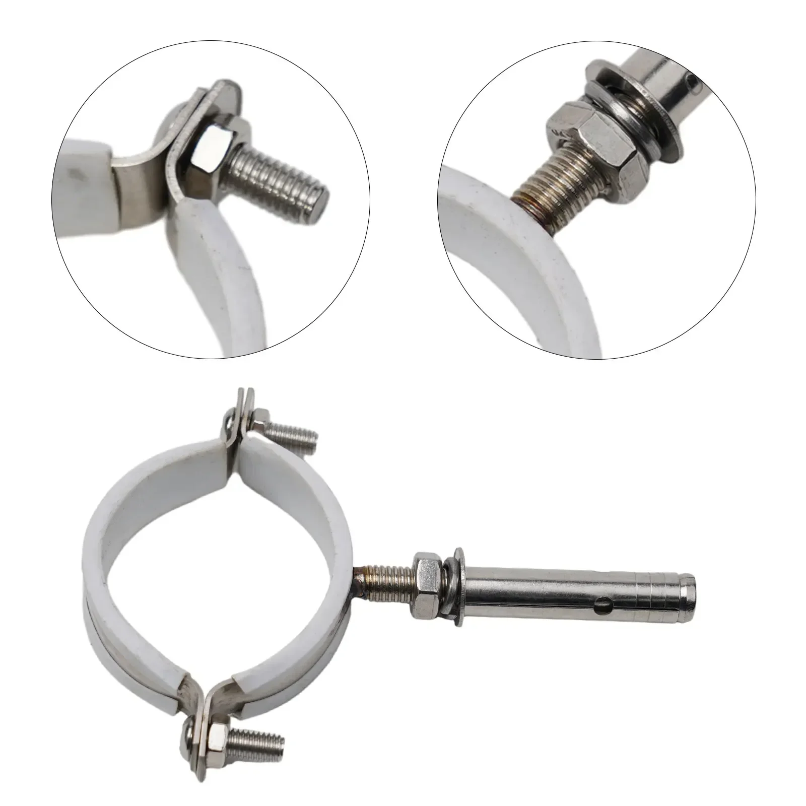 

Stainless Steel Pull The Squib Card Tube Card 1.4404 (ASTM 316/ 316L) Acid Resistant Pipe Clamp Fixing With Screw Chrome Nickel