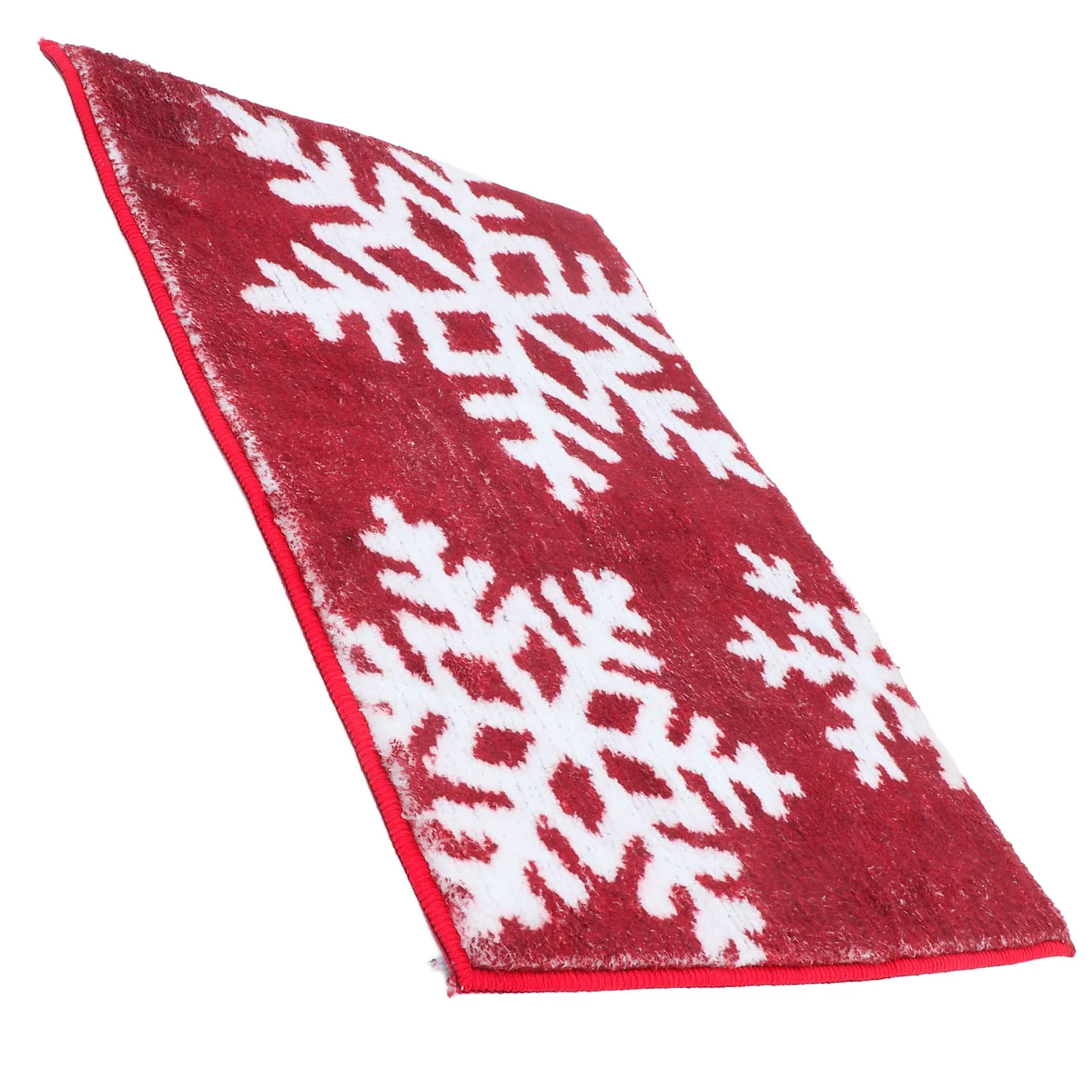 

2Pcs Christmas Bathroom Rug Set Soft Non-Slip Holiday Bath Mat for Shower Tub Entryway Decor Warm Floor Mat Entryway Rug