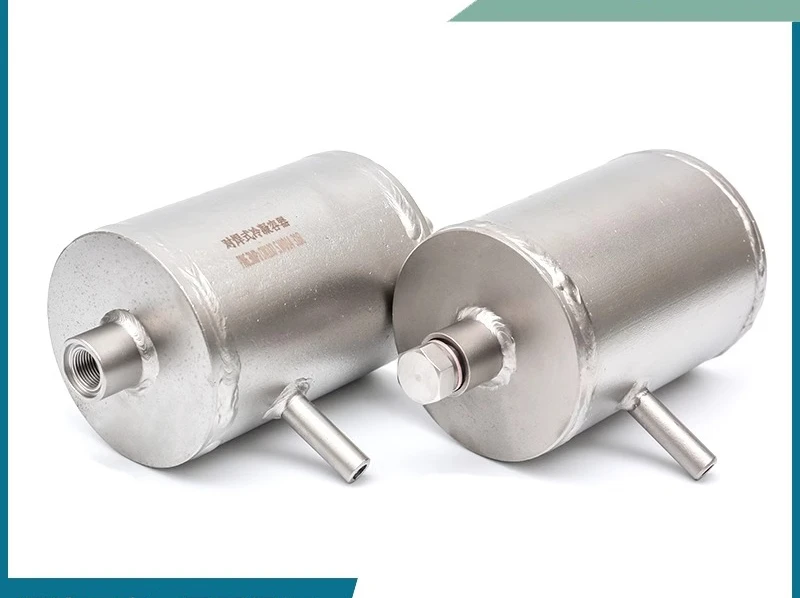 الفولاذ المقاوم للصدأ 304 بعقب حاوية التكثيف الملحومة DN80 DN100 المقبس حاوية التكثيف الملحومة LQ-64P حاوية التكثيف #3