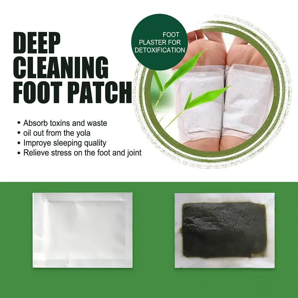

Natural Detox Foot Patches Mugwort Ginger Foot Patch Stress Relief Feet Deep Sleep Natural Foot Care Essentials Gift For Parents