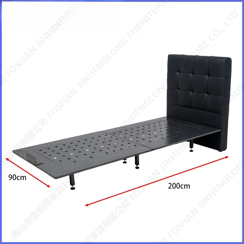 Suspended bed frame Modern simple floating metal bed plate Cave plate row skeleton Carbon steel