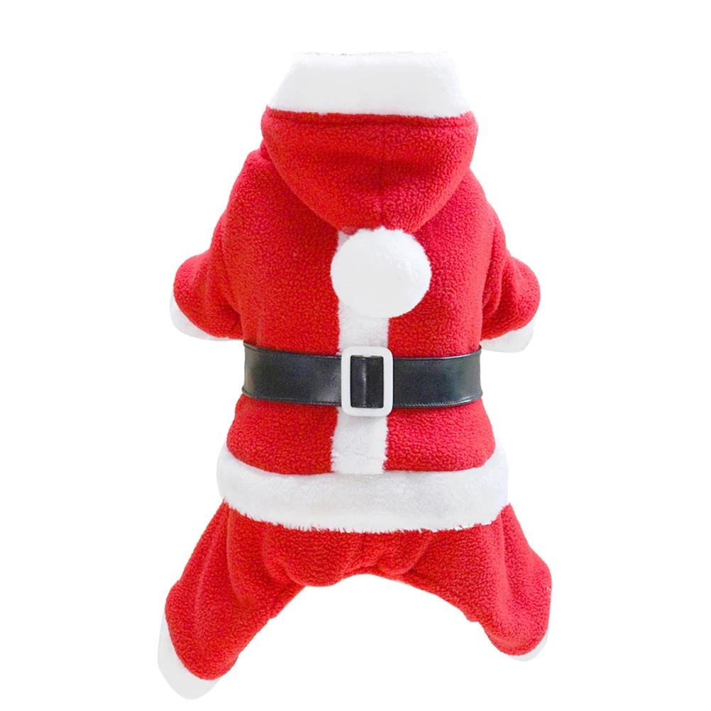 

Corgi Pet Santa Clothes Christmas Dog Winter Costumes for Dogs Breathable Party