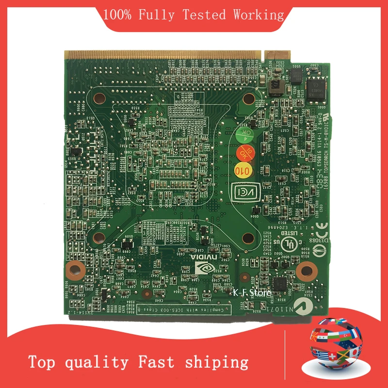 For Acer Aspire 4930G 6920G 6930G laptop NVIDIA Geforce 9600M GS 512M MXM II VG.9PG06.003 G96-600-C1 VGA Video Graphics Card