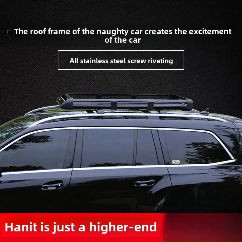내구성 있는 자동차 루프랙 자동차 오프로드 SUV 범용 루프 프레임 러기지 프레임 바스켓 여행용 루프랙 썸네일 4