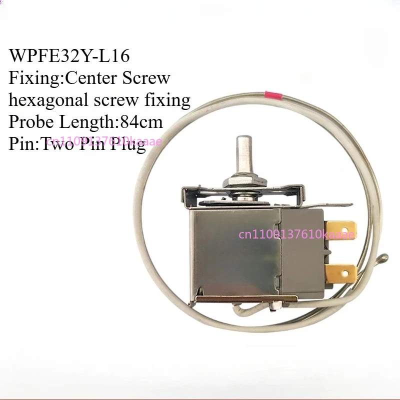 1PC Two Feet Freezer Thermostat, Refrigerator Temperature Controller Replacement Parts