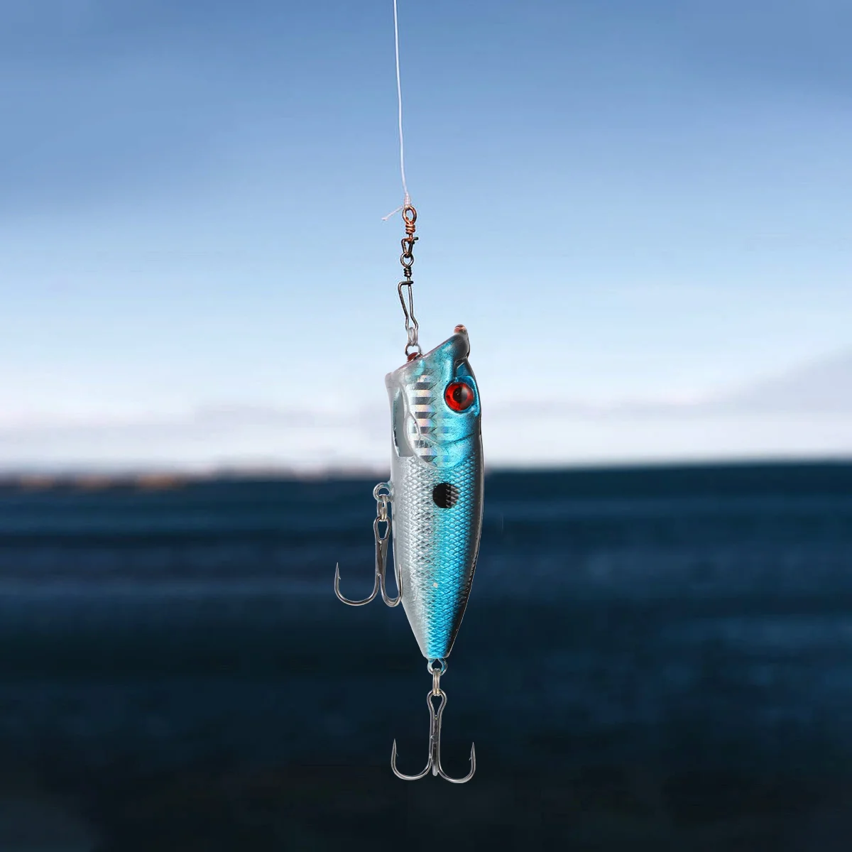 

5 PCS Color Wave Climbing Plastic Fishing Bait Hard Lifelike Lure Portable Abs Artificial Prop