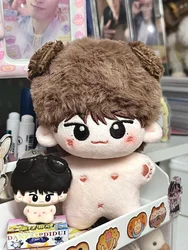 10 Cm Idol Doll Plush Stuffed 17 Lee Chan Korean Men's Team Squinting Starfish Printed Body Keychain Fans Birthday Gifts Xmas
