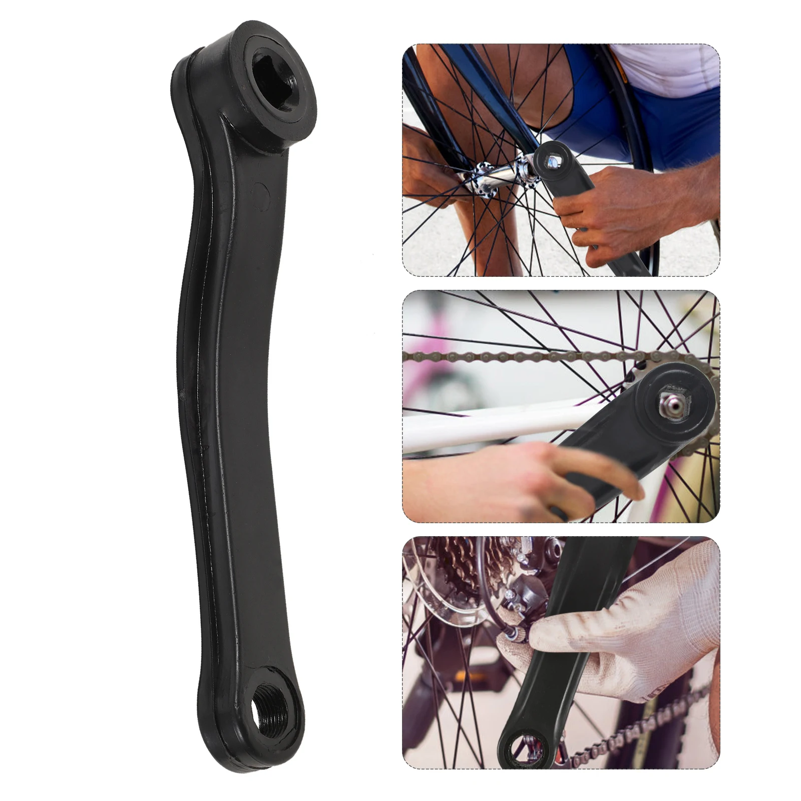 

Bicycle 170mm Center Distance Aluminum Alloy Horizontal Square Taper Interface Suitable Road Mountain Folding Bikes