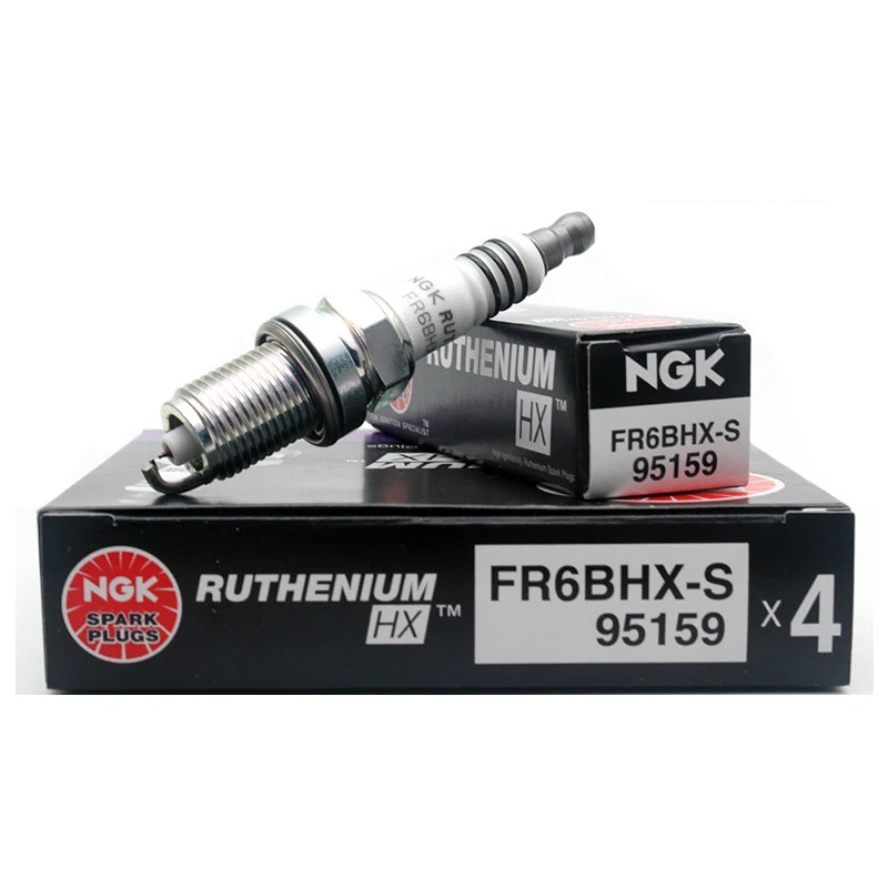 NGK Ruthenium HX High Ignitability Spark Plug FR6BHX-S 95159 for Audi Chevrolet Dodge Jeep Kia Lexus Subaru Suzuki Mitsubishi