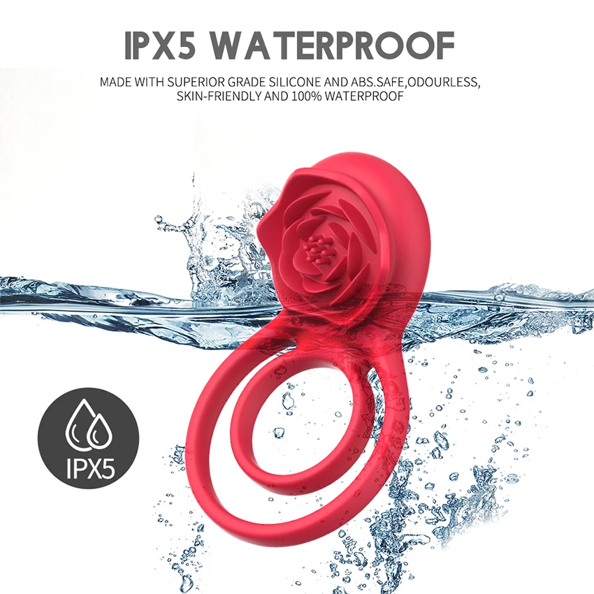 حلقة القضيب تهتز البظر محفز ، G بقعة الجنس لعب للزوجين ، ارتفع هزاز ، تأخير لعق ، التحكم عن بعد ، خواتم الديك للرجال الكبار #4