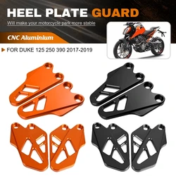 For DUKE 125 250 390 2017 2018 2019 2020 2021 2022 2023 Motorcycle Front Rear Foot Peg Footrest Rear Heel Plates Guard Protector
