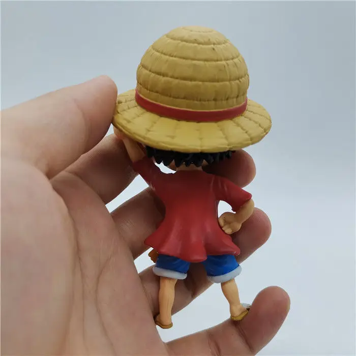 Jednoczęściowa półautomatyczna figurka Luffy Kreatywna osobowość Model Ozdoba na biurko Animacja Kreskówka Kolekcja zabawek dla dzieci