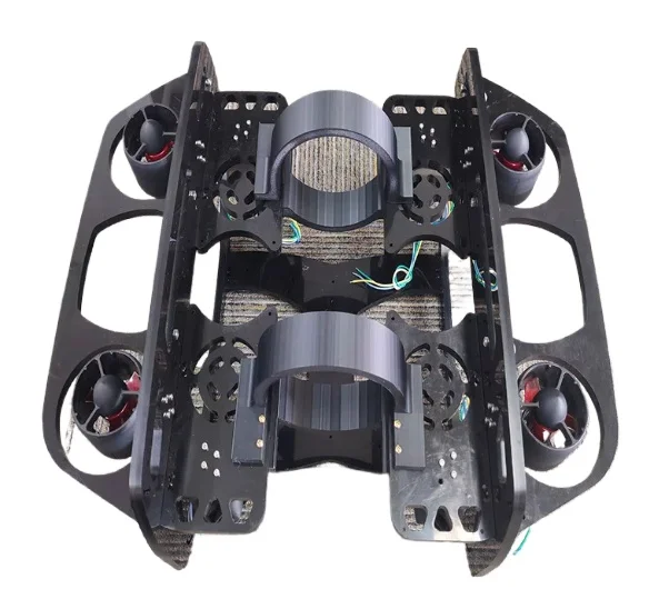 4 Thruster ROV Chassis Frame, Underwater Robot Development Kit, DIY Submersible Module Customizable Frame