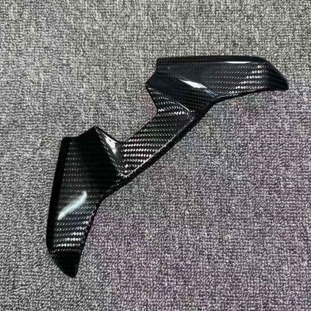 ل انتصار شارع الثلاثي 765 R RS 765R 765RS Moto2 2023 + دراجة نارية Fairings لوحة الجبهة الغطاء العلوي ألياف الكربون هدية القلنسوة