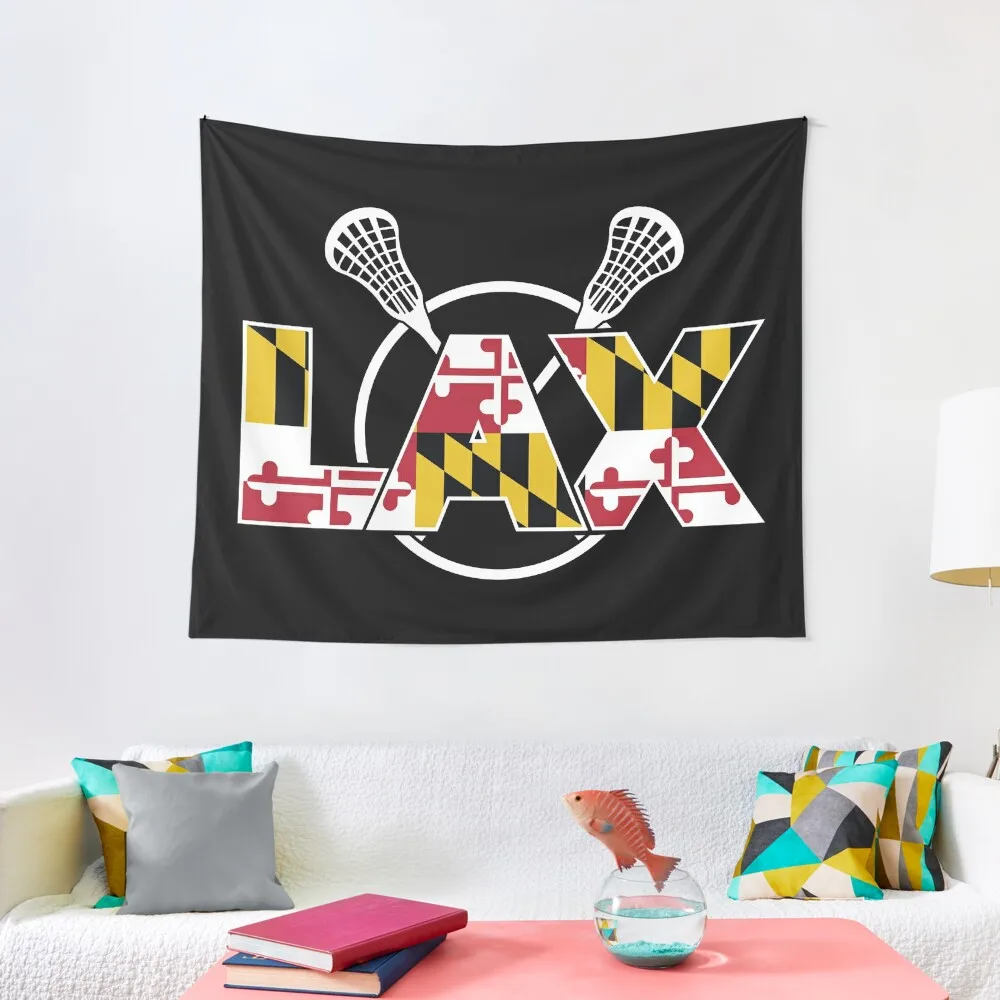 Maryland Lacrosse Tapestry Decoration For Bedroom Home And Comfort Decor Decor Home Tapestry