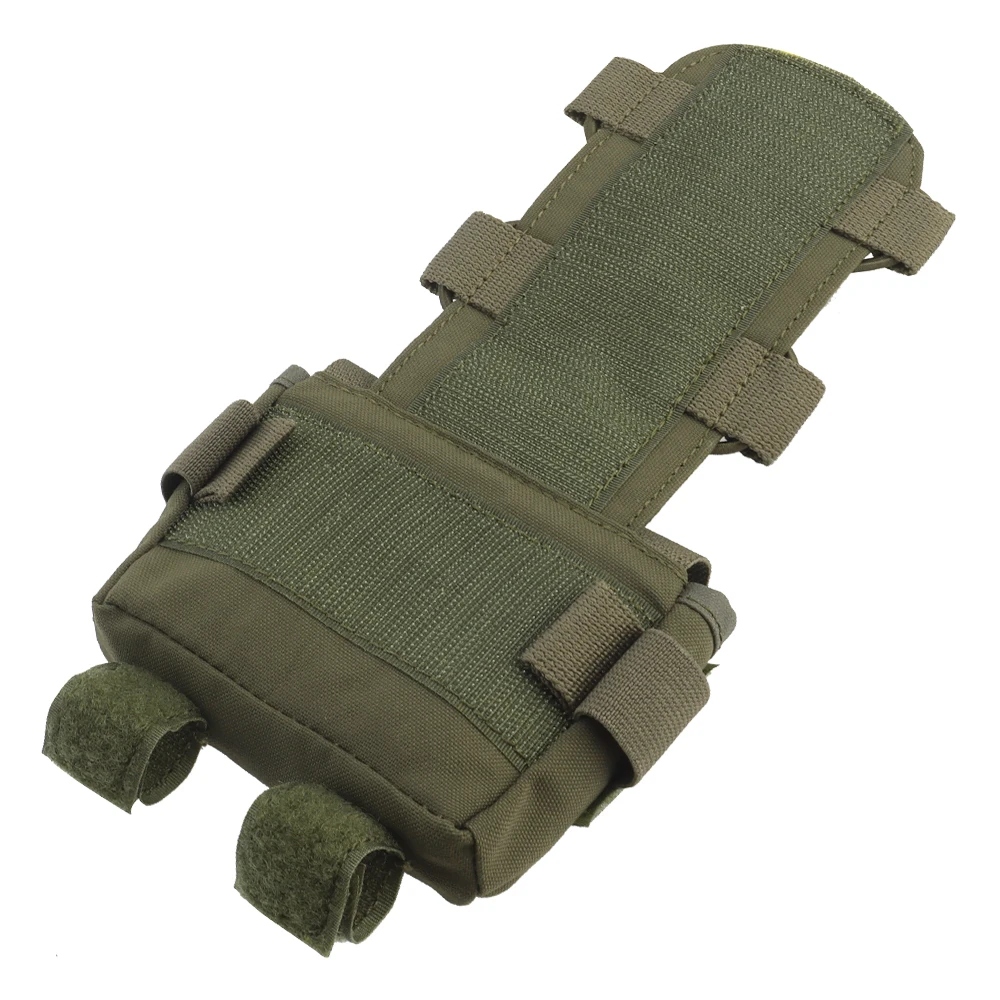 Tactical Helmet Pouch MK2 Battery Case Counterweight Pouch Remote Battery Helmet Accessory Storage Bag Pack with Hook and Loop