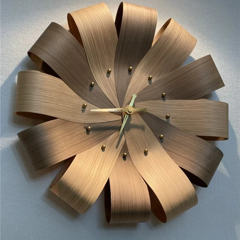 Round Elegant Wall Clock Fashion Designer Upgrade Nordic Design Modern Digital Clock Luxury Modern Horloge Murale Home Decor