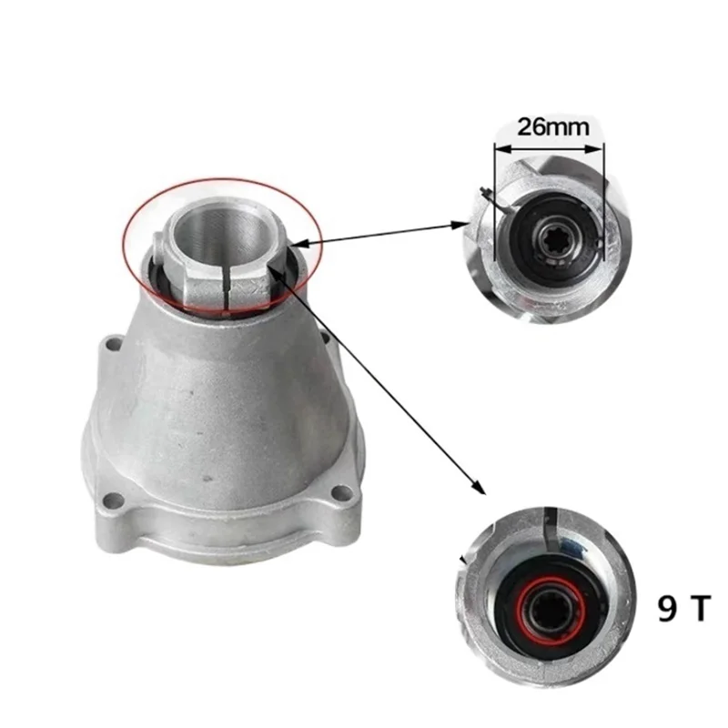 26mm 9-Tooth Lawn Mower Connecting Disc Brush Cutter Side Hanging Connecting Disc Drive Disc Brush Cutter Accessories