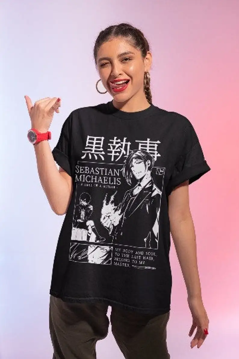 Unisex, Black Butler Shirt, Sebastian T-Shirt