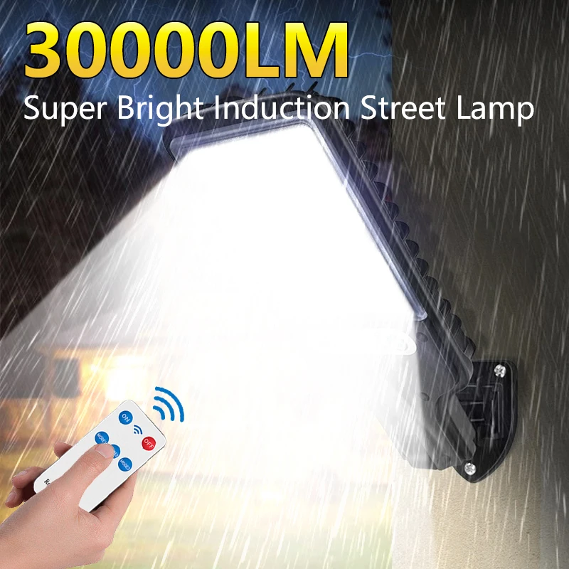 

Super Bright Induction Street Lamp Solar Charge Spotlights Rainproof Wall Light Outdoor Garden Security Lights Garage Door Lamps