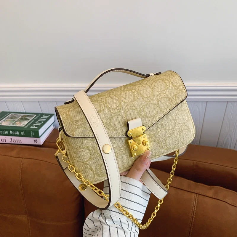 Chique leren schoudertas voor dames - Beroemde designer crossbody handtas Dames Tote Luxe portemonnee