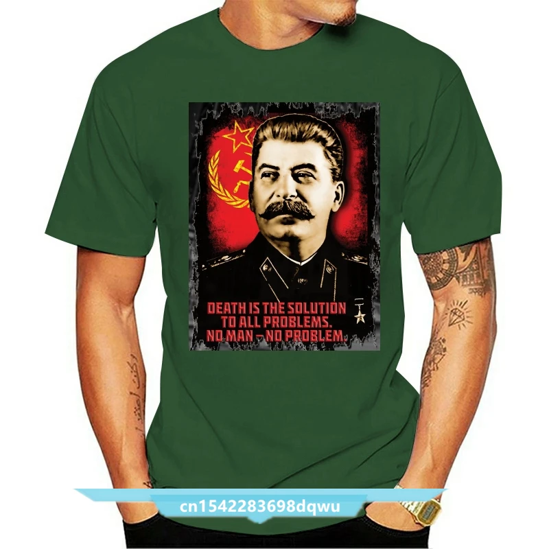 New Joseph Stalin T-Shirt Allied Nations Ww2 Military Tee Ussr Communist Russia T Shirt Summer Short Sleeve Fashion T-Shirt